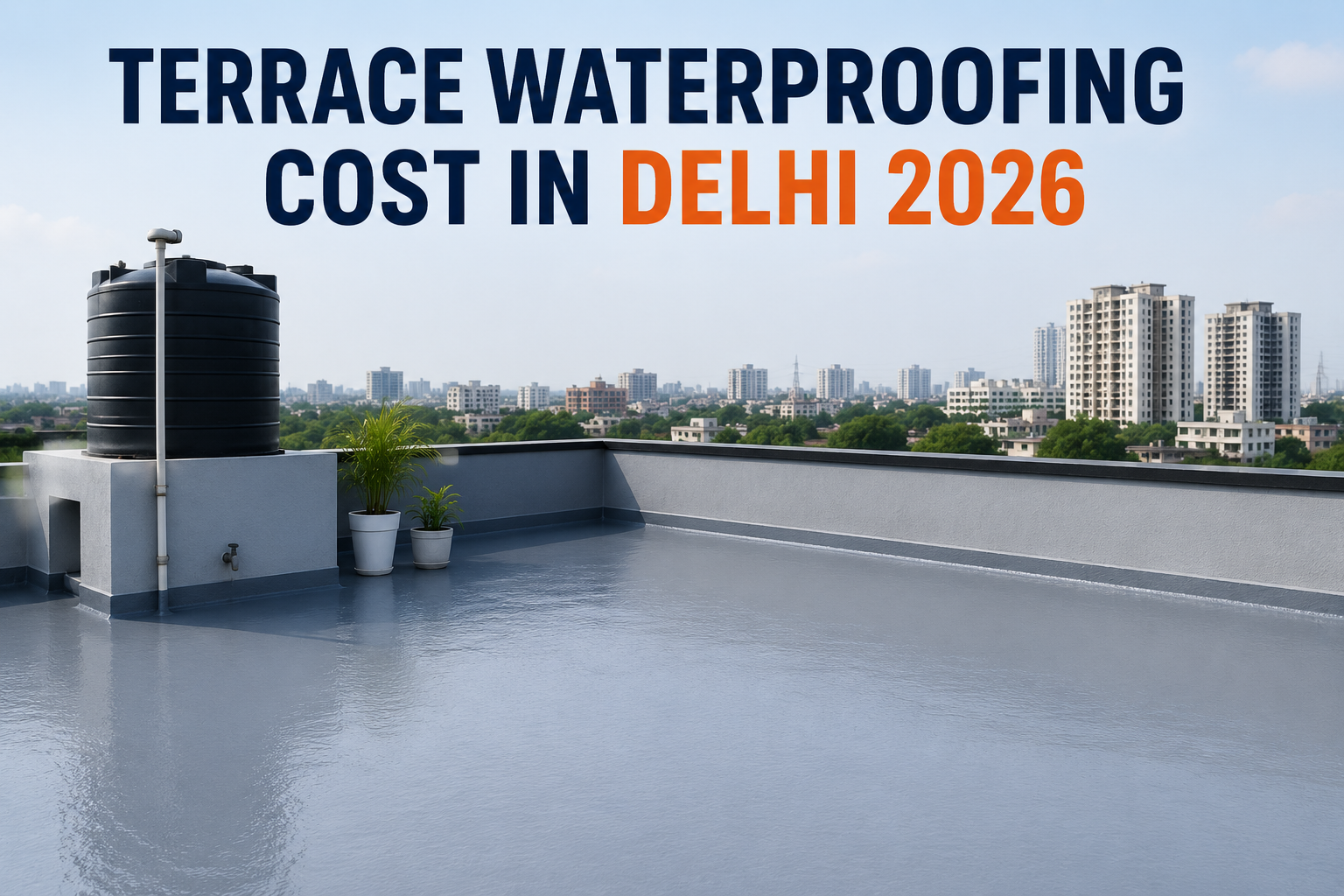 Terrace Waterproofing Cost in Delhi 2026: Honest Price Guide Per Sq Ft