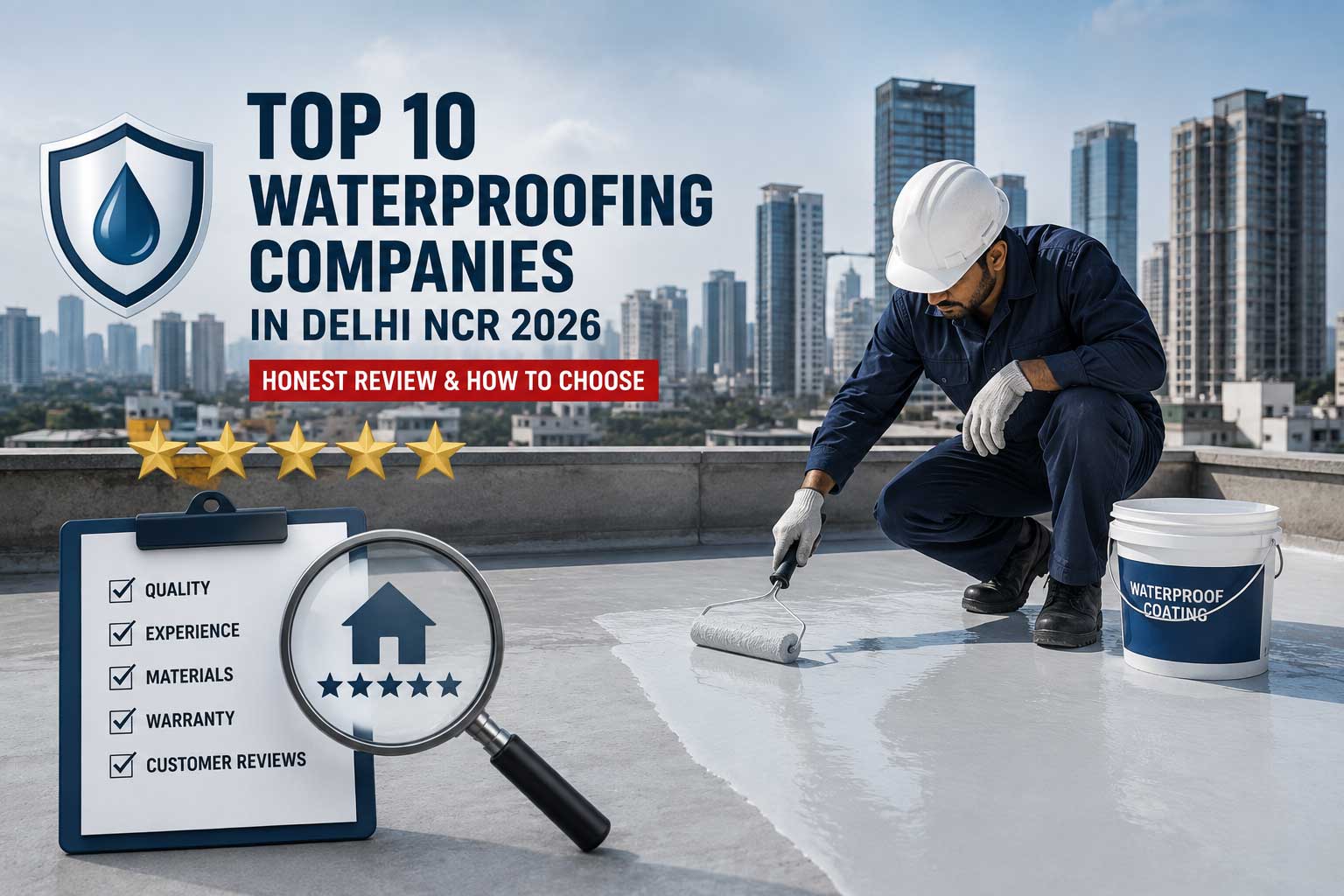 Top 10 Waterproofing Companies in Delhi NCR 2026